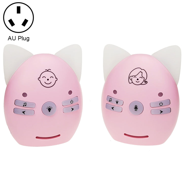 Wireless Audio Baby Monitor Support Voice Monitoring + Intercom + Night Light without Battery, US Plug, UK Plug, EU Plug, AU Plug Wireless Audio Baby Monitor Support Voice Monitoring + Intercom + Night Light without Battery, US Plug, UK Plug, EU Plug, AU Plug